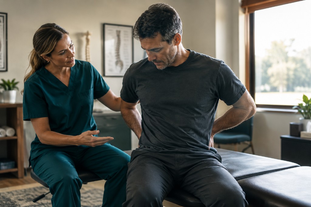 A consultation about back pain